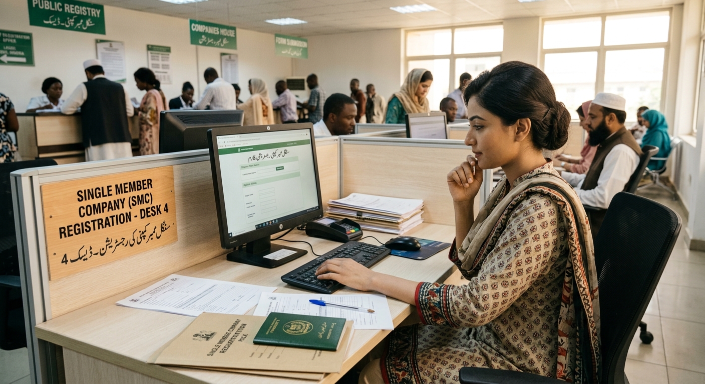 Single Member Company (SMC) Registration in Pakistan