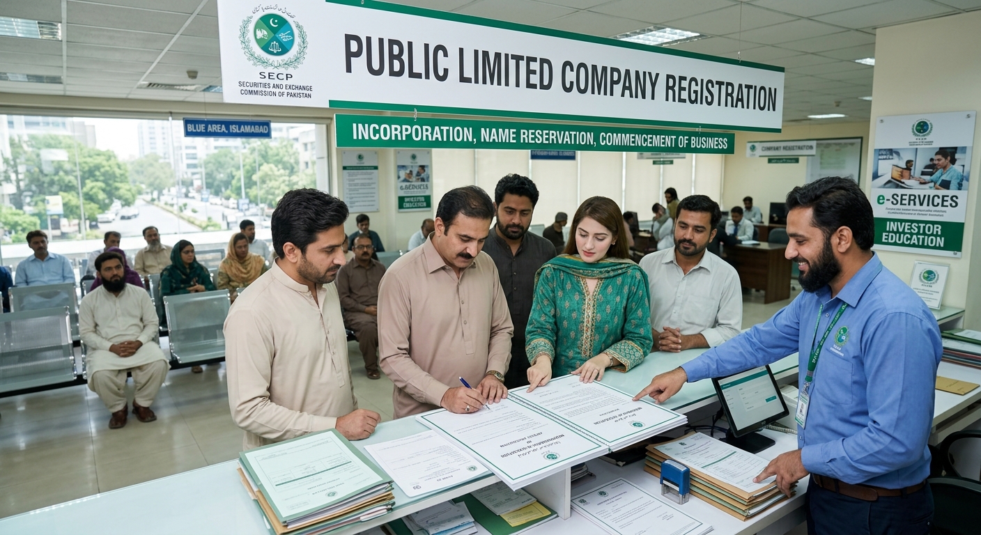 Public Limited Company Registration in Pakistan